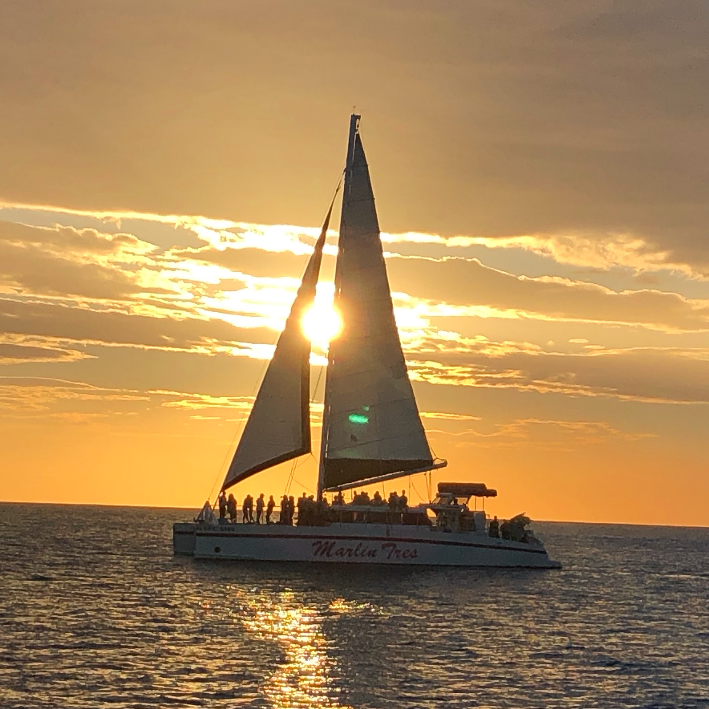 sunset catamaran cruise