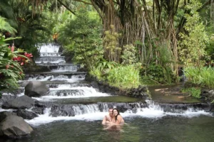 Hot springs Tabacon Spa, varma källor